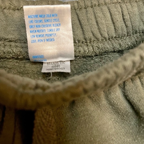 Midwood Brands 2T toddler joggers Hunter green PRELOVED cinch waist and ankles - Picture 6 of 6